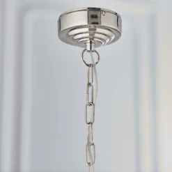 Highclere Pendant Light - 6lt Nickel -Homebase Sales Store 13794254 1394957104422235