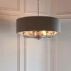 Highclere Pendant Light - 6lt Nickel -Homebase Sales Store 13794254 1564957103859999