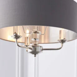 Highclere Pendant Light - 3lt Nickel -Homebase Sales Store 13794255 1244957104666249