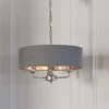 Highclere Pendant Light - 3lt Nickel 1 Highclere Pendant Light - 3lt Nickel -Homebase Sales Store 13794255 1954957104526632