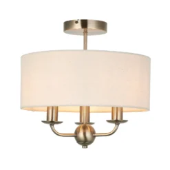 Chippenham 3 Light Flush Ceiling Light -Homebase Sales Store 13864149 3114977253596381