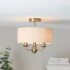 Chippenham 3 Light Flush Ceiling Light -Homebase Sales Store 13864149 9124977253536507