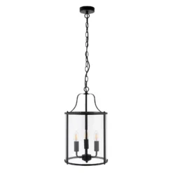 Chester 3 Light Pendant - Black -Homebase Sales Store 13864151 9304977253719573