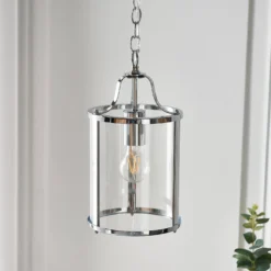 Chester Single Pendant Light - Chrome -Homebase Sales Store 13864910 1434977253792236