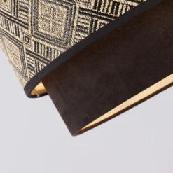 Harper Two Tier Easy-Fit Light Shade - Black -Homebase Sales Store 13884616 1584984012576413