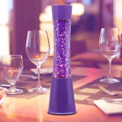 Purple Glitter Lamp -Homebase Sales Store 13892604 1634998573020496