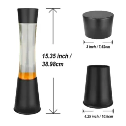 Black & Orange Tower Lava Lamp -Homebase Sales Store 13892605 4154998572571345