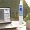 White & Blue Classic Lava Lamp 2 White & Blue Classic Lava Lamp -Homebase Sales Store 13892606 2134998572965452