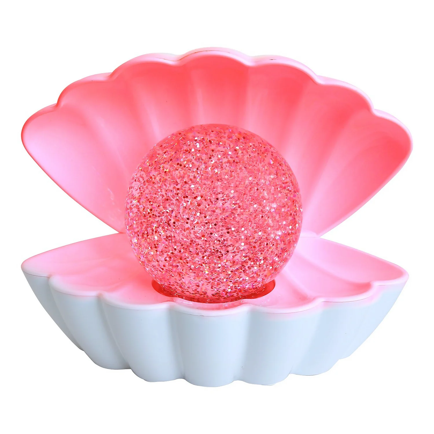 Colour Changing LED Glitter Shell Lamp Colour Changing LED Glitter Shell Lamp -Homebase Sales Store 13892610 9744998572510679