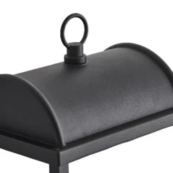 Charlotte E27 Outdoor Box Lantern With Frosted Glass - Black 5 Charlotte E27 Outdoor Box Lantern With Frosted Glass - Black -Homebase Sales Store 13924360 1814980107777889