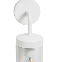 Kew Curved Arm E27 Outdoor Wall Light - Ivory -Homebase Sales Store 13924366 6684980108624636