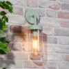 Kew Curved Arm E27 Outdoor Wall Light - Mint -Homebase Sales Store 13924367 1645005578592944