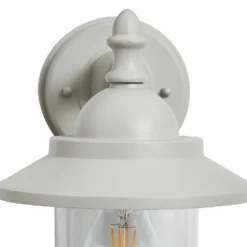Leek Mini Fisherman's Outdoor Lantern - Dove Grey -Homebase Sales Store 13924370 2114980108539739