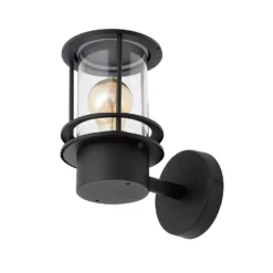Leonis Miners Style Outdoor Wall Lantern - Black -Homebase Sales Store 13924374 1374980108047556
