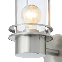 Leonis Miners Style Outdoor Wall Lantern - Stainless Steel -Homebase Sales Store 13924375 1724980108106233