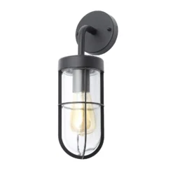 Woking Caged Outdoor Wall Light - Black -Homebase Sales Store 13924385 1824980109522917