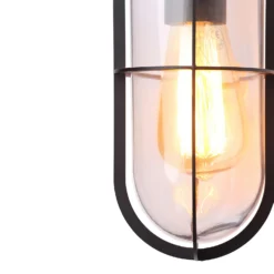 Woking Caged Outdoor Wall Light - Black -Homebase Sales Store 13924385 1915008939329276