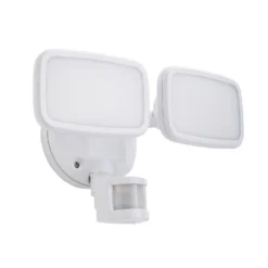 Lynn 2 Light LED Outdoor Floodlight With PIR Sensor (IP65) - White 4 Lynn 2 Light LED Outdoor Floodlight With PIR Sensor (IP65) - White -Homebase Sales Store 13924386 1744980108465447