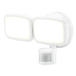 Lynn 2 Light LED Outdoor Floodlight With PIR Sensor (IP65) - White 3 Lynn 2 Light LED Outdoor Floodlight With PIR Sensor (IP65) - White -Homebase Sales Store 13924386 5814980108369378