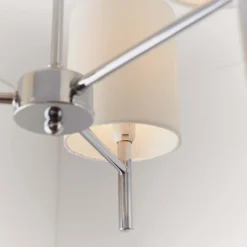 Kari 3 Light Semi Flush Ceiling Light - Chrome -Homebase Sales Store 13938480 9974981961149662