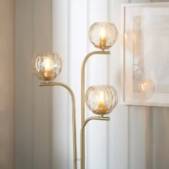 Geneva Floor Lamp - Brass -Homebase Sales Store 13938487 1224981960018014