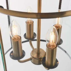 Abott 4 Light Pendant Light - Brass -Homebase Sales Store 13938493 3234981958215938