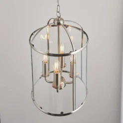 Abott 4 Light Pendant Light - Nickel -Homebase Sales Store 13938494 1274981959289962