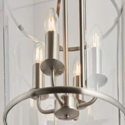 Abott 4 Light Pendant Light - Nickel -Homebase Sales Store 13938494 1364981959410346