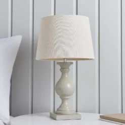 Andrea Table Lamp - Taupe -Homebase Sales Store 13938496 3264981958506251