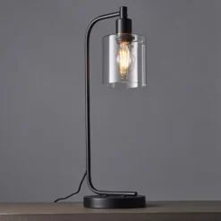 Clancy Table Lamp - Black -Homebase Sales Store 13938501 6974981960384353