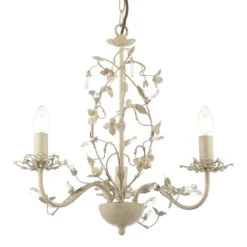 Isabel 3 Light Pendant Light - Cream -Homebase Sales Store 13938504 1754981959887592