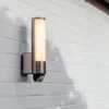 Lutec Leda LED Outdoor Wall Light With PIR Motion Sensor - Stainless Steel -Homebase Sales Store 13950209 7194993071626505