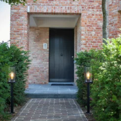 Lutec Flair E27 Outdoor Bollard Light - Black -Homebase Sales Store 13950211 1044993071837372