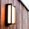 Lutec Qubo LED Rectangle Outdoor Wall Light - Anthracite -Homebase Sales Store 13950212 2124993052189607