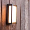 Lutec Qubo RGB LED Outdoor Wall Light With Lutec Connect Technology - Anthracite -Homebase Sales Store 13950214 4634993071422442