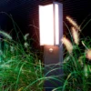 Lutec Qubo LED Outdoor Bollard Light With PIR Motion Sensor - Anthracite -Homebase Sales Store 13950216 8624993052189619