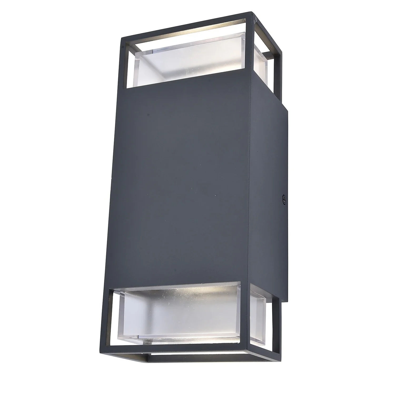 Lutec Ridge 2x GU10 Outdoor Wall Light - Anthracite Lutec Ridge 2x GU10 Outdoor Wall Light - Anthracite -Homebase Sales Store 13950221 2034993071743718