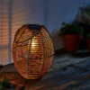 Homebase Edit Brown Rattan Solar Lantern - 31cm -Homebase Sales Store 13956313 7805002413834423