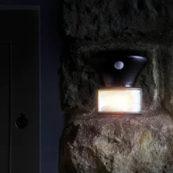 Homebase Edit 6 LED PIR Solar Wall Light