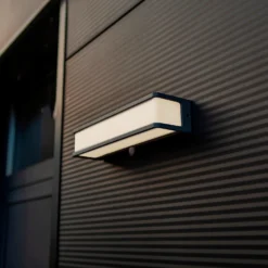 Lutec Doblo Solar Powered LED Wall Light - Anthracite 5 Lutec Doblo Solar Powered LED Wall Light - Anthracite -Homebase Sales Store 13971737 2094993071497577