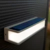 Lutec Doblo Solar Powered LED Wall Light - Anthracite -Homebase Sales Store 13971737 5824993071422811