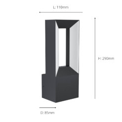 Eglo Riforano Outdoor LED Wall Light -Homebase Sales Store 14222380 6055020562845224