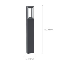 Eglo Riforano Outdoor LED Bollard Light -Homebase Sales Store 14222382 1755020563050403