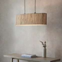 Caen Linear Pendant Ceiling Light - Natural -Homebase Sales Store 14301798 1245038439771427