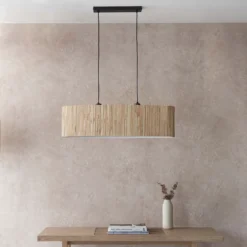 Caen Linear Pendant Ceiling Light - Natural -Homebase Sales Store 14301798 1485038439815842