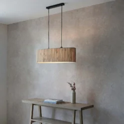 Caen Linear Pendant Ceiling Light - Natural -Homebase Sales Store 14301798 7775038439674419