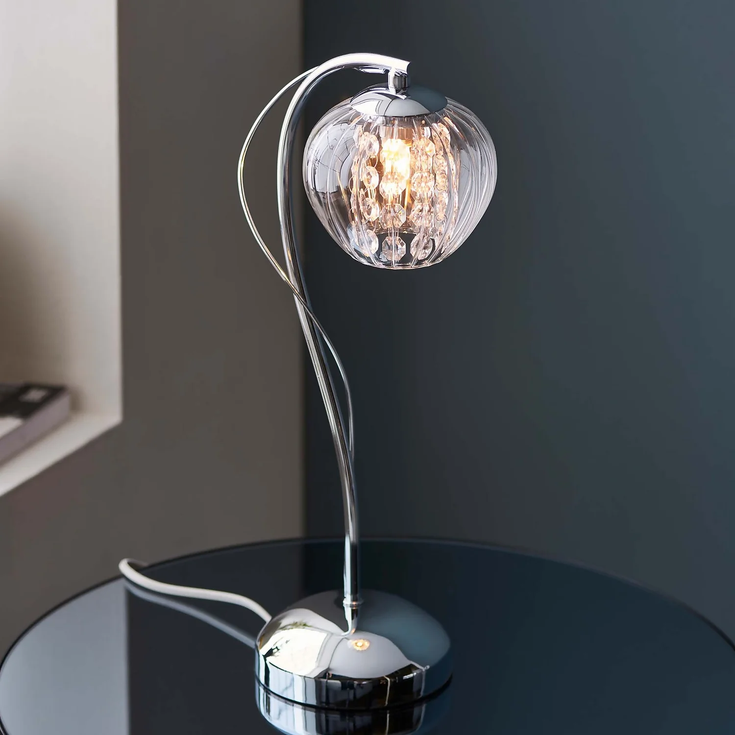 Clashmore Table Lamp - Chrome Effect Clashmore Table Lamp - Chrome Effect -Homebase Sales Store 14301800 1105038439860281