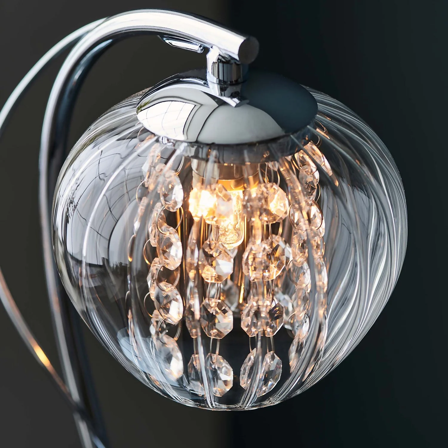 Clashmore Table Lamp - Chrome Effect Clashmore Table Lamp - Chrome Effect -Homebase Sales Store 14301800 7585038440118038