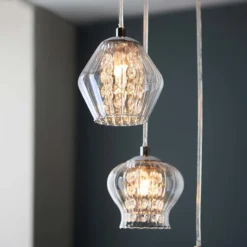 Clashmore Cluster Pendant Ceiling Light - Chrome Effect -Homebase Sales Store 14301803 1965038438079940