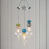 Elgin Cluster Pendant Ceiling Light - Multicoloured & Chrome -Homebase Sales Store 14301808 1985038439364414
